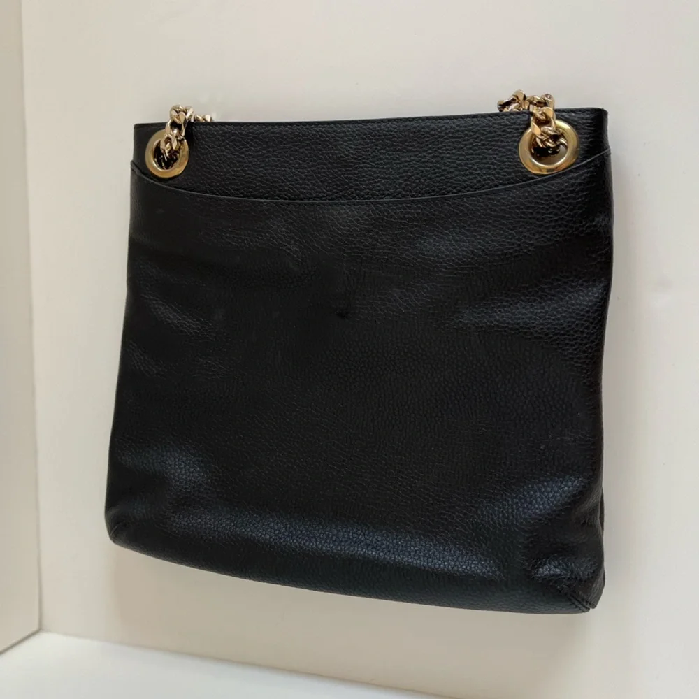 14th & Union Black Faux Leather Crossbody or Shoulder Bag - Picture 11 of 12